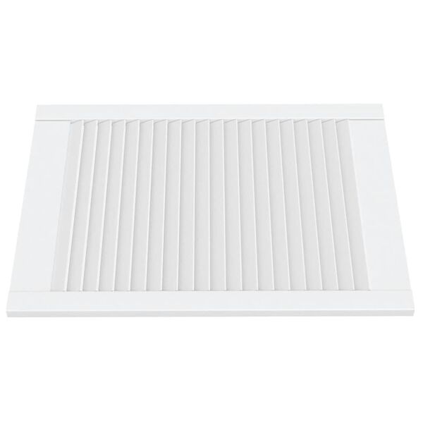 vidaXL Portes d'armoire &agrave; persiennes 4 pcs blanc 69x49,4 cm pin massif