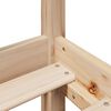 vidaXL Lit bibliothèque sans matelas 120x190 cm bois de pin massif