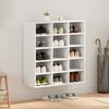 vidaXL Cabinet &agrave; chaussures avec &eacute;tag&egrave;re Blanc 77,5 x 30 x 83,5 cm