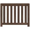 vidaXL Cache-radiateur ch&ecirc;ne marron 104x20x82 cm bois d'ing&eacute;nierie