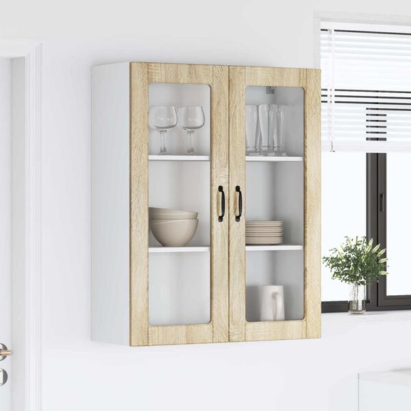 vidaXL Armoire de cuisine Kalmar Ch&ecirc;ne Sonoma 80 x 31 x 100 cm