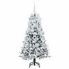 vidaXL Sapin de No&euml;l Artificiel &agrave; Branches Articul&eacute;es Blanc 150 cm