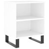 vidaXL Tables de chevet 2 pcs blanc 40x30x50 cm bois d'ing&eacute;nierie