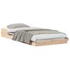 vidaXL Cadre de lit Naturel 80 x 220 cm Pin massif