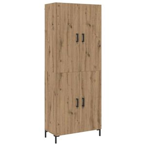 vidaXL Haut Armoire Montage mural ch&ecirc;ne artisanal 69,5 x 34 x 180 cm