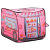 vidaXL Tente de jeu pour enfants avec 250 balles Rose 70x112x70 cm