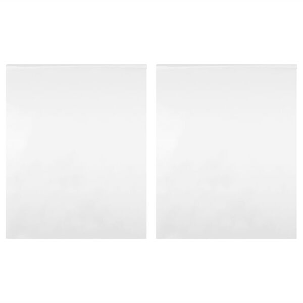 vidaXL Films de miroir 2 pcs auto-adh&eacute;sive 90x100 cm PET
