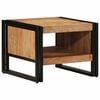 vidaXL Table basse 50x50x38 cm bois massif acacia