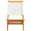 vidaXL Chaises de jardin pliantes lot de 8 tissu et bois massif