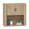 vidaXL Armoire murale Ch&ecirc;ne sonoma 80x33x80 cm Bois d'ing&eacute;nierie