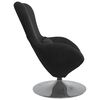 vidaXL Fauteuil œuf Noir 63 x 73 x 90 cm Velours