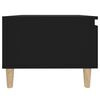 vidaXL Table d'appoint Noir 50x46x35 cm Bois d'ingénierie