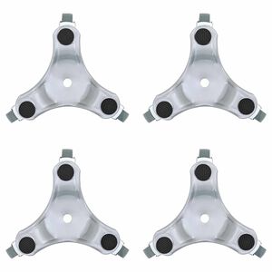 vidaXL Roulettes pour meubles 4 pi&egrave;ces 16 x 14,5 x 5,5 cm Acier 180 kg