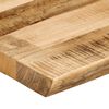 vidaXL Dessus de table bord vivant 60x40x2,5 cm bois de manguier brut