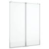 vidaXL Tableau blanc magn&eacute;tique pliable 80x100x1,7 cm aluminium