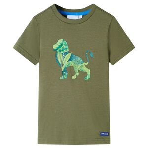 T-shirt pour enfants kaki 104