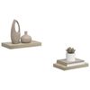 vidaXL &Eacute;tag&egrave;res murales flottantes 2 pcs ch&ecirc;ne 40x23x3,8 cm MDF