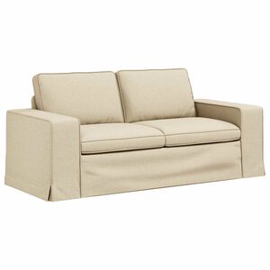 vidaXL Canap&eacute; Cr&egrave;me 182 x 80 x 82 cm tissu