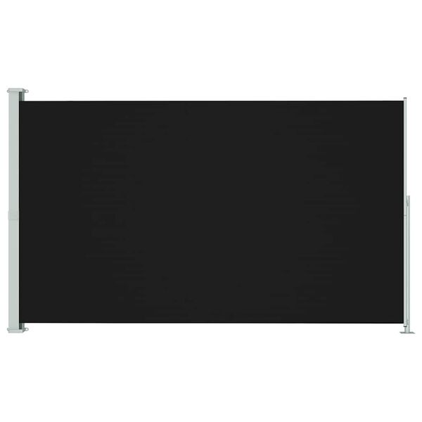 vidaXL Auvent latéral rétractable de patio 220x300 cm Noir