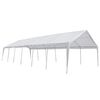 vidaXL Tissu de tente sans cadre Blanc 12 x 6 m PE