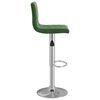 vidaXL Tabourets de bar lot de 2 vert foncé velours