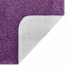 vidaXL Ensemble de tapis de bain antid&eacute;rapants 2 pcs Violet PP