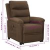 vidaXL Fauteuil Marron Tissu