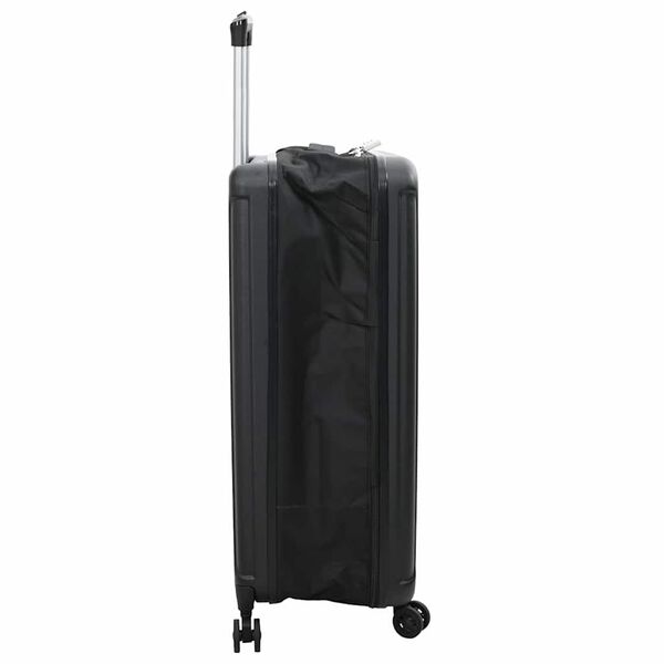 vidaXL Valise avec verrouillage Noir 50 x 30 x 76 cm Plastic ABS