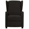 vidaXL Fauteuil inclinable Noir Tissu
