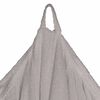 vidaXL Peignoir KINN Gris L Coton