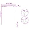 vidaXL Store enrouleur occultant 164,4 x 230 cm, largeur du tissu 160 cm, coloris marine