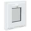 vidaXL Couleur int&eacute;rieure de la fen&ecirc;tre de sous-sol blanche RISOR