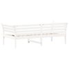 vidaXL Lit de jour sans matelas blanc 100x200 cm bois de pin massif