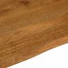 vidaXL Dessus de table 100x80x3,8 cm bord vivant bois massif manguier