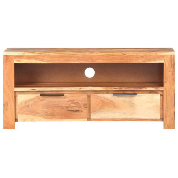 vidaXL Meuble TV 90x30x40 cm Bois d'acacia solide