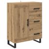 vidaXL Haut Armoire avec tiroir Ch&ecirc;ne artisanal 69,5 x 34 x 180 cm