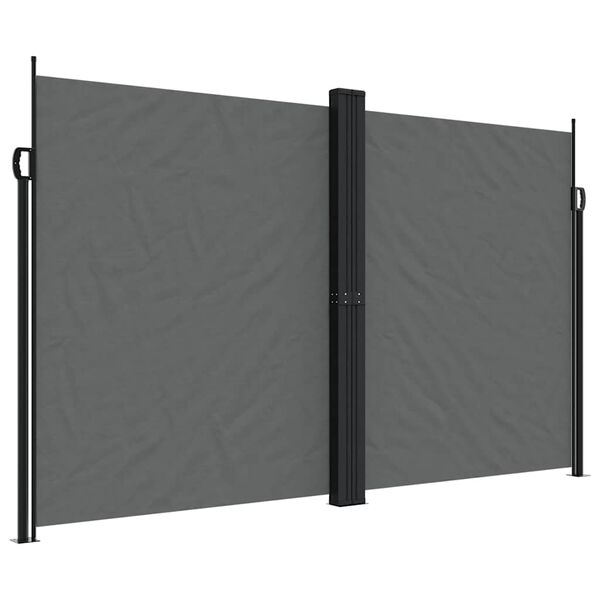 vidaXL Auvent lat&eacute;ral r&eacute;tractable anthracite 200x1000 cm