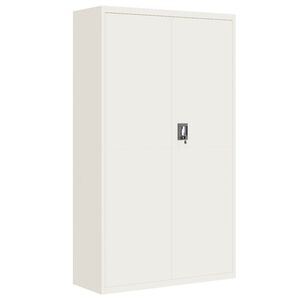 vidaXL Classeur blanc 105x40x180 cm acier
