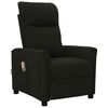 vidaXL Fauteuil de massage Noir Tissu