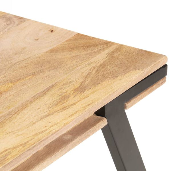vidaXL Table basse 114x65x40 cm Bois de manguier massif