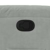 vidaXL Fauteuil inclinable Gris clair Velours