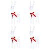 vidaXL Renne de No&euml;l 4 pc 360 LED Blanc froid 33 x 12 x 55 cm