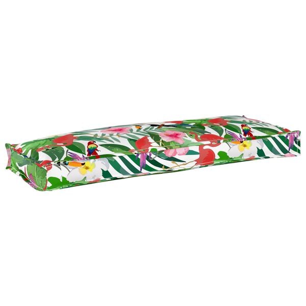 vidaXL Coussin Floral Multicolore 110 x 40 x 8 cm Tissu Oxford