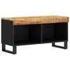 vidaXL Meuble TV 85x33x43,5 cm bois massif de manguier