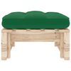 vidaXL Pouf palette de jardin bois de pin impr&eacute;gn&eacute;