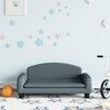 vidaXL Canap&eacute; pour enfants gris fonc&eacute; 70x45x30 cm tissu
