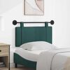 vidaXL T&ecirc;te de lit suspendue Uni Vert fonc&eacute; 90 x 55 x 5 cm tissu