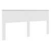 vidaXL T&ecirc;te de lit Blanc 180 cm Bois d'ing&eacute;nierie