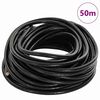 vidaXL Corde en Cuir Noir &Oslash;5 mm x 50 m Cuir