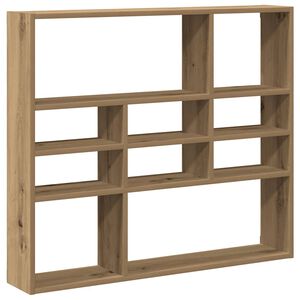 vidaXL &Eacute;tag&egrave;re murale ch&ecirc;ne artisanal 90x16x78 cm bois d'ing&eacute;nierie